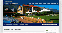 Desktop Screenshot of fincalamansion.net